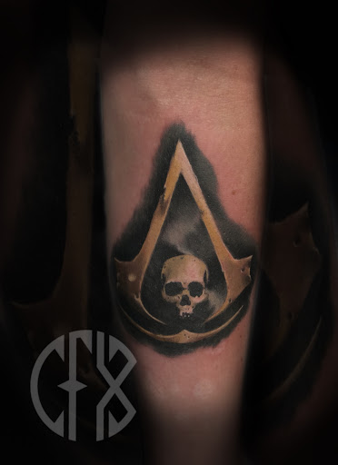 Explore tattoo placement ideas male, creative tattoo ideas in Addison, available at Cat Tattoo