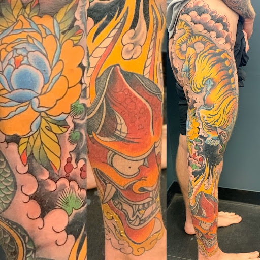 Explore memorial tattoo ideas for grandpa, creative tattoo ideas in North Charleston, available at Blu Gorilla Tattoo