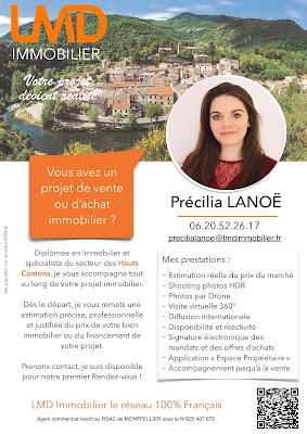 LMD IMMOBILIER, Précilia LANOË à Bédarieux