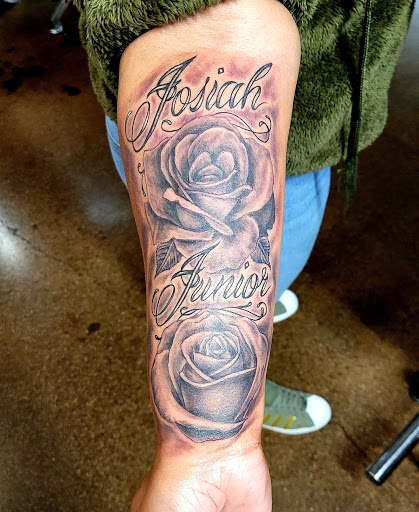 Explore cosmetology tattoo ideas, creative tattoo ideas in Columbus, available at Bodystain Tattoo