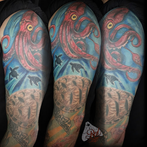 Explore cartoon tattoo ideas for men, creative tattoo ideas in Lake Havasu City, available at Bombshell Body Art Studio