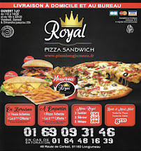 Pizzeria Royal Pizza & sandwich à Longjumeau (le menu)