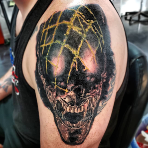 Explore ghetto gangster chicano tattoo sleeve ideas, creative tattoo ideas in Virginia Beach, available at Studio Evolve