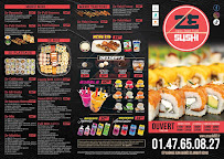 Menu / carte de Ze Sushi à Clamart