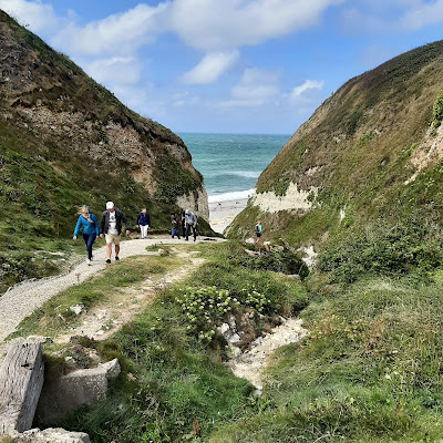 Plage d'Antifer à Le Tilleul