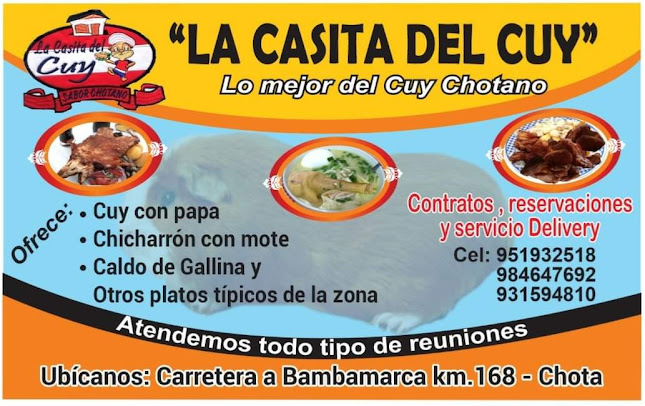 Opiniones de LA CASITA DEL CUY - CHOTA en Chota - Restaurante