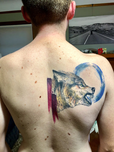 Explore colored tattoo ideas for men, creative tattoo ideas in Portland, available at Obsidian Tattoo