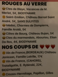 Le Michel's à Bordeaux menu