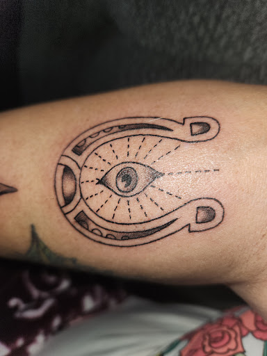 Explore tattoo ideas for dogs who passed, creative tattoo ideas in Onalaska, available at Rock Bottom Tattoo Studio