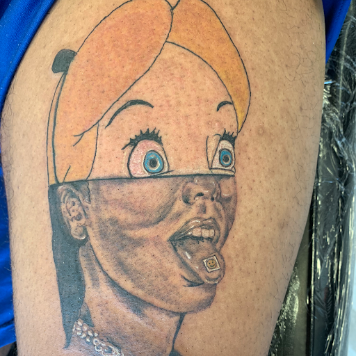 Explore lady bug tattoo ideas, creative tattoo ideas in Seymour, available at American Gypsy Tattoo Corp.