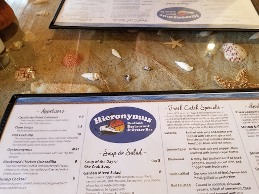 Seafood Restaurant «Hieronymus Seafood Restaurant & Oyster Bar», reviews and photos, 5035 Market St, Wilmington, NC 28405, USA