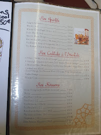 Restaurant marocain la medina à Hennebont (le menu)