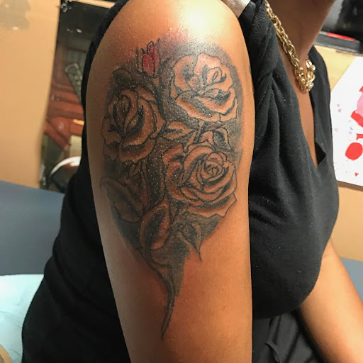 Explore split personality tattoo ideas, creative tattoo ideas in Raleigh, available at Gifted Styles
