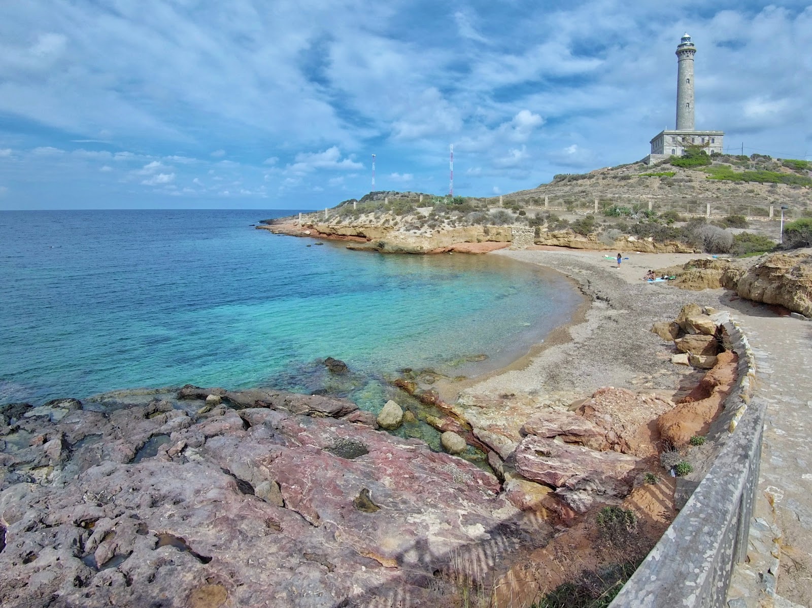 Foto av Cala Tunisia med medium nivå av renlighet