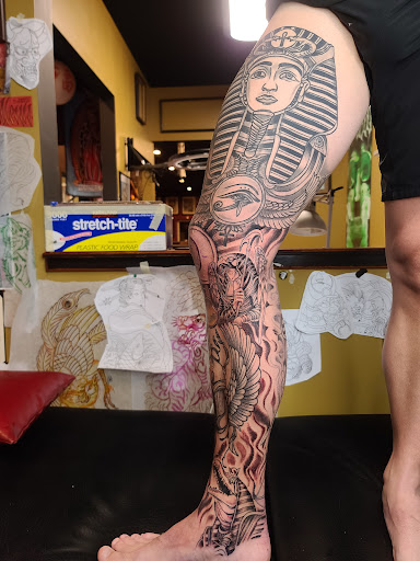 Explore saw movie tattoo ideas, creative tattoo ideas in Charleston, available at Broken Lantern Tattoo