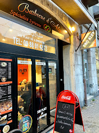 Restaurant syrien Barbecue D'ALEP à Grenoble (la carte)