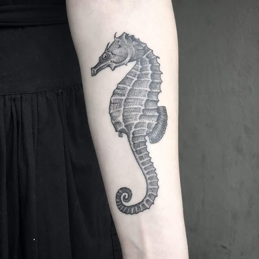 Explore back leg tattoo ideas, creative tattoo ideas in Florida, available at Pennyroyal Tattoo