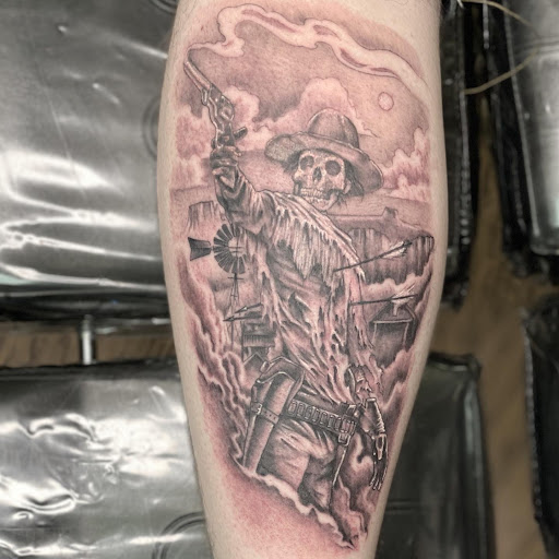 Explore mechanic sleeve tattoo ideas, creative tattoo ideas in Broomfield, available at Ink & Art Collective