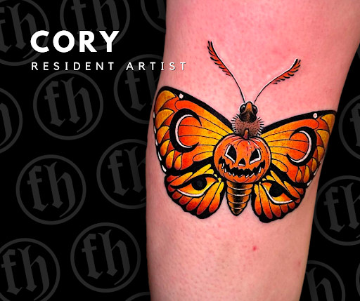 Explore cute booty tattoo ideas, creative tattoo ideas in Kissimmee, available at Fallen Heroes Tattoo & Piercing (Florida)