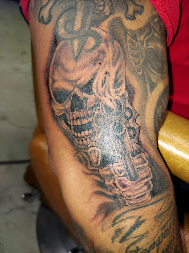 Explore lion chest tattoo ideas, creative tattoo ideas in Odessa, available at Little Dragon Tattoos Studio