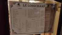 Restaurant Restaurant le longchamp à Paris (la carte)