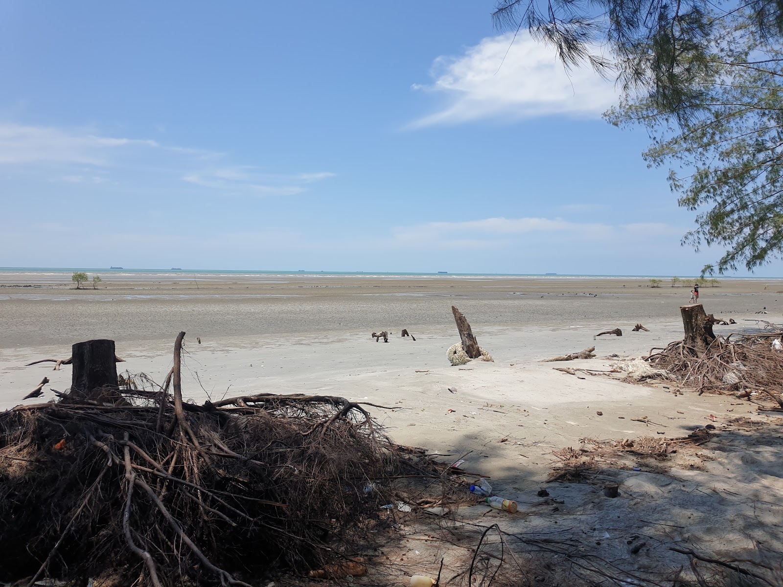 Photo de Tanjung Sepat Beach avec un niveau de propreté de partiellement propre