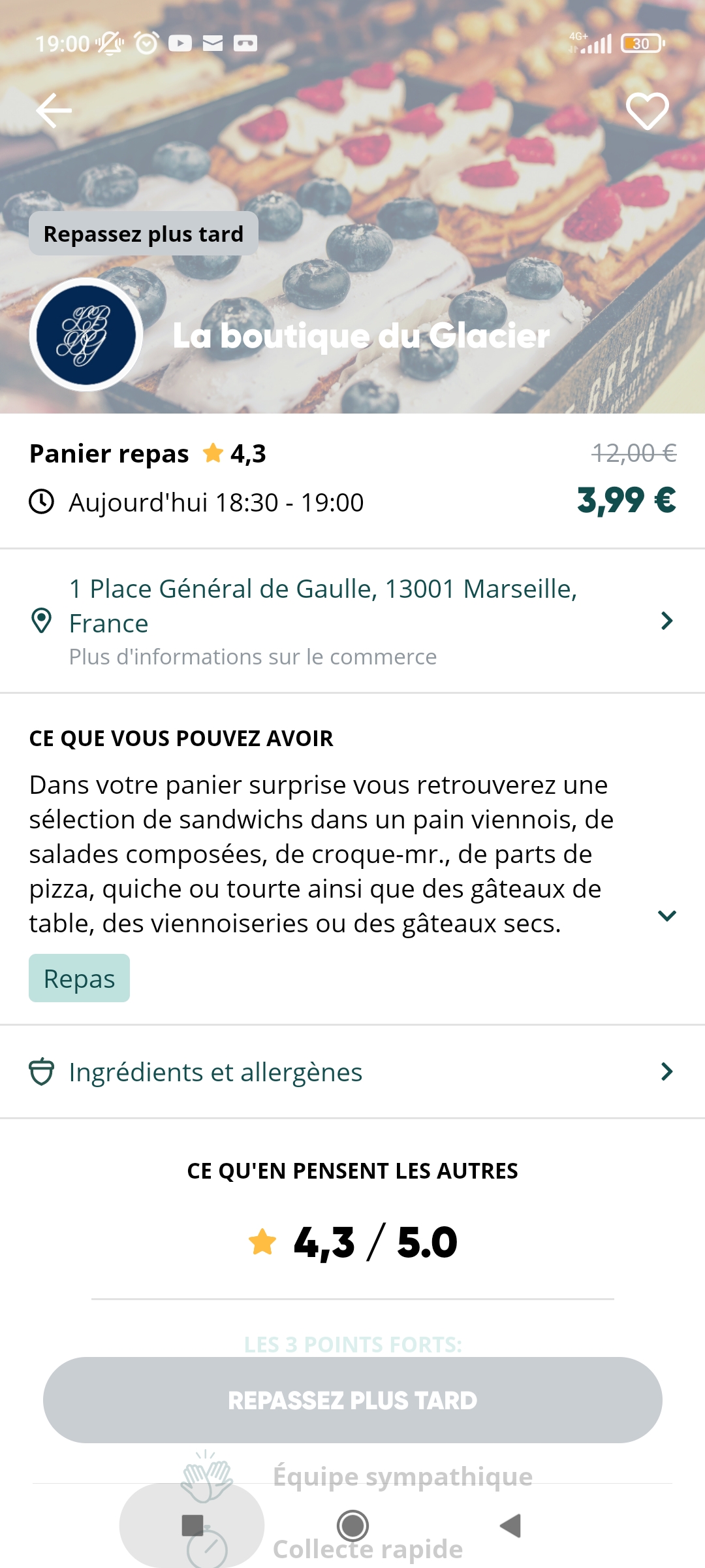 Photo n° 1 de l'avis de Laetitia.a fait le 29/12/2021 à 18:04
