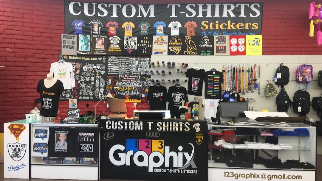 123 GRAPHIX CUSTOM SHIRTS