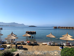 Yasmin Bodrum Plaji'in fotoğrafı düz bir kıyı şeridi ile birlikte
