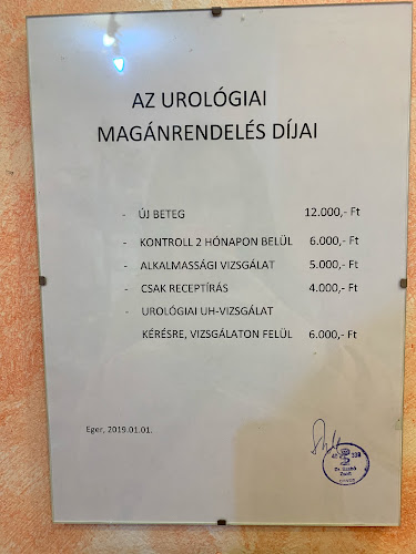 dr. Szabó Zsolt urológus magánrendelése - Eger