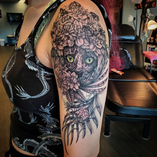 Explore anxiety tattoo ideas, creative tattoo ideas in Palm Harbor, available at Angry Owl Tattoo and Piercing