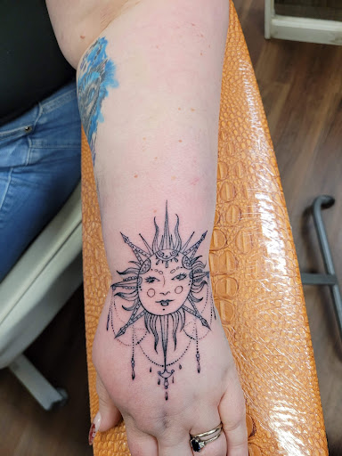 Explore small hip tattoo ideas, creative tattoo ideas in Plano, available at Karma Ink Tattoos Piercing, Clothing & Jewelry