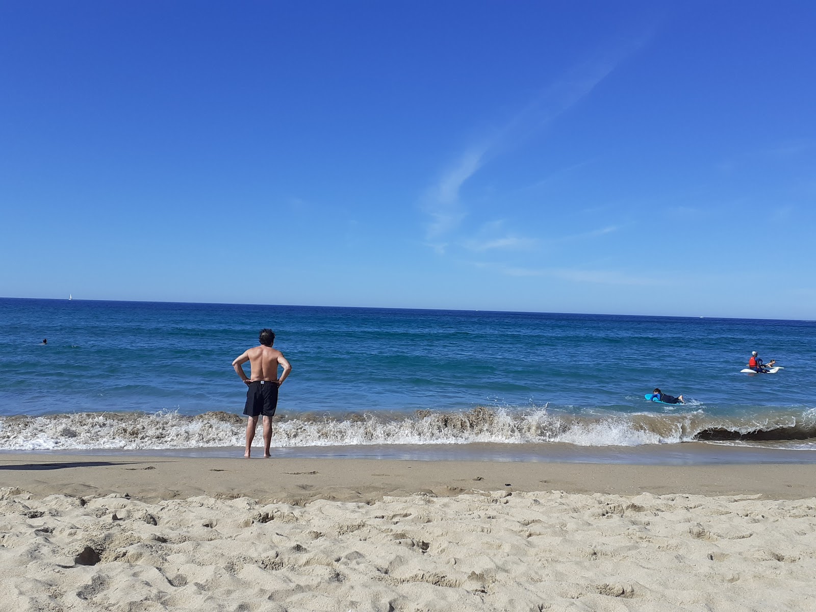 Foto de Praia Zurriola - lugar popular entre os apreciadores de relaxamento