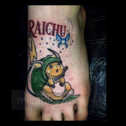 Explore shoulder chest tattoo ideas, creative tattoo ideas in Cheyenne, available at The T.R.I.B.E. Zoo, LLC Tattoo