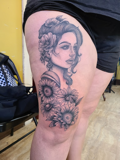 Explore michigan tattoo ideas, creative tattoo ideas in Seymour, available at Popseys Electric Tattooing Co.