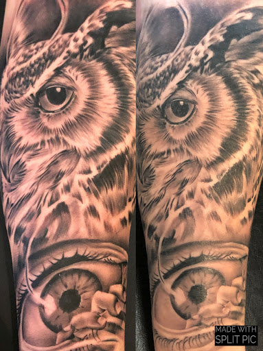 Explore portrait ideas tattoo, creative tattoo ideas in Junction City, available at New Era Tattoo Studio