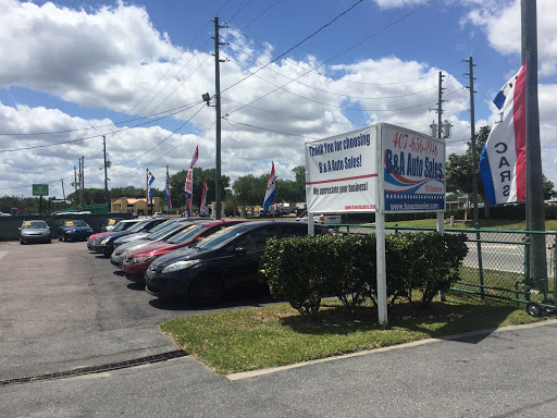 Used Car Dealer «B&A Auto Sales», reviews and photos, 981 9th St, Winter Garden, FL 34787, USA