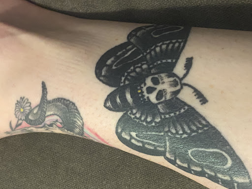 Explore elephant thigh tattoo ideas, creative tattoo ideas in Kansas City, available at Working Class Tattoo