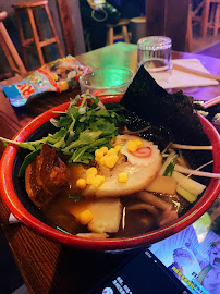 Soupe du Restaurant de nouilles (ramen) Subarashi ramen 鬼金棒 à Paris - n°20