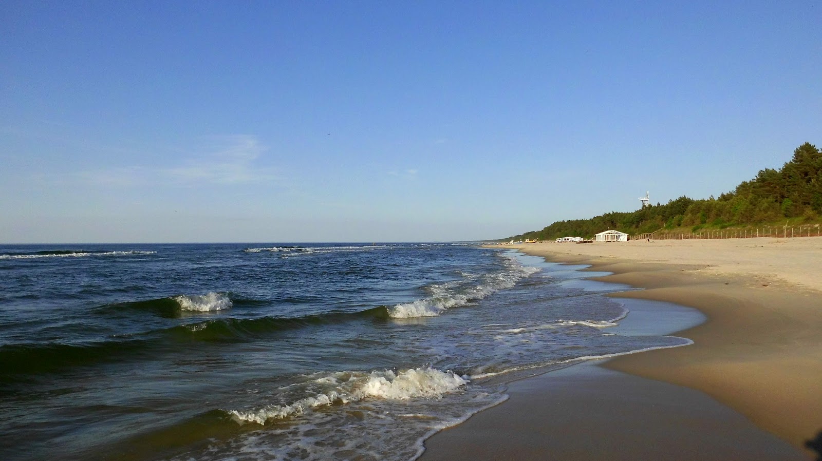 Valokuva Sztutowo beach entr 55ista. sisältäen pitkä suora