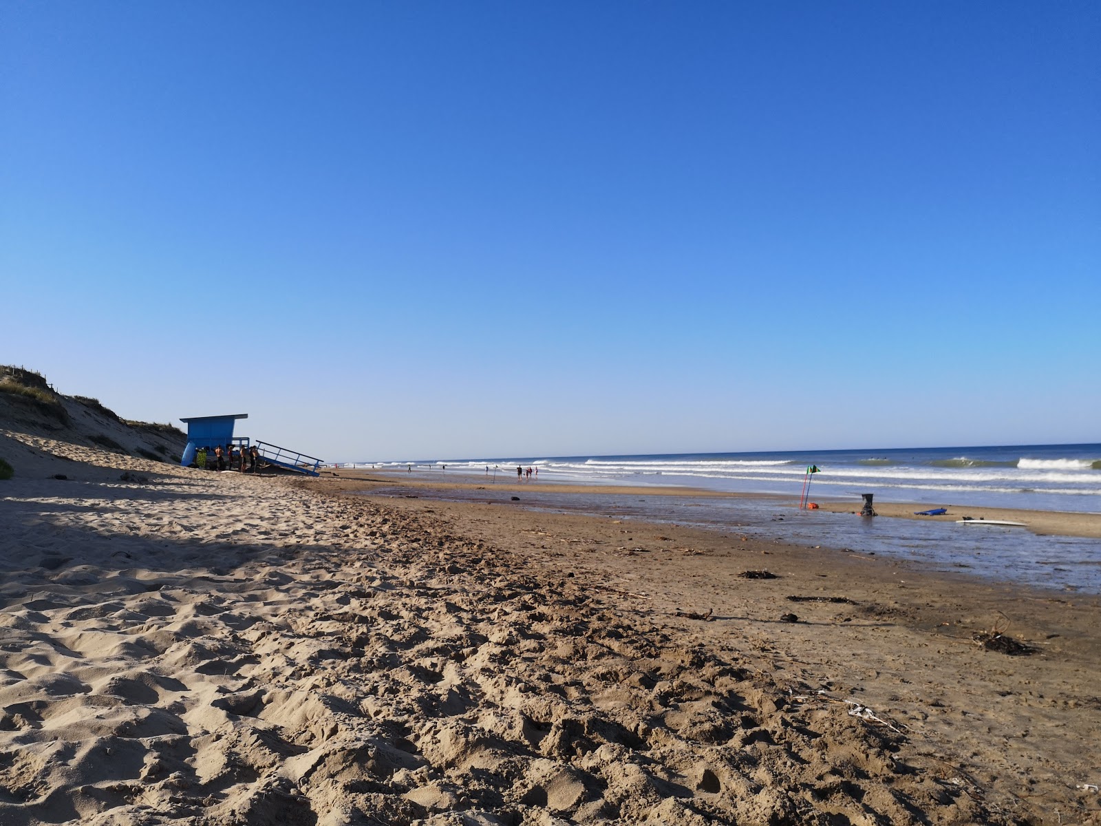 Foto di Plage Vensac con una superficie del sabbia bianca fine