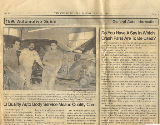 Auto Body Shop «Ye Old Station Auto Body, Inc.», reviews and photos, 1322 Waterbury Rd, Cheshire, CT 06410, USA