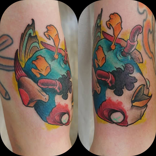 Explore finger word tattoos ideas, creative tattoo ideas in Channahon, available at Supersauce Tattoo Company
