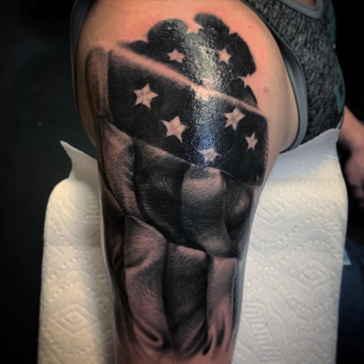 Explore butterfly tattoo color ideas, creative tattoo ideas in Danvers, available at North Shore Tattoo Company