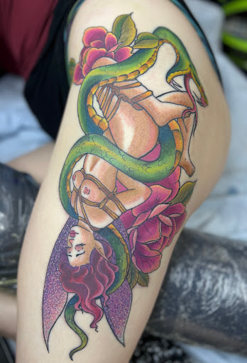 Explore eternal love tattoo ideas, creative tattoo ideas in Tacoma, available at Garfield Street Tattoo Co
