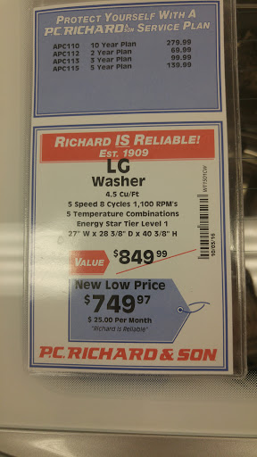 Appliance Store «P.C. Richard & Son», reviews and photos, 110 Federal Rd, Danbury, CT 06811, USA