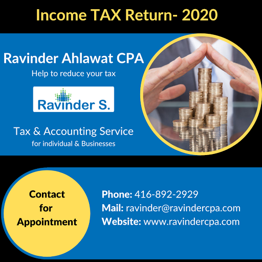 Ravinder Ahlawat - CPA in Mississauga, Accountant, Income Tax Filing Services