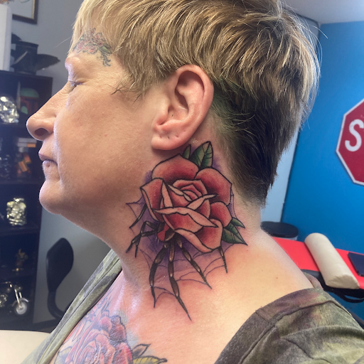 Explore leg tattoo ideas for men, creative tattoo ideas in Bullhead City, available at Smoke and Dagger Tattoo