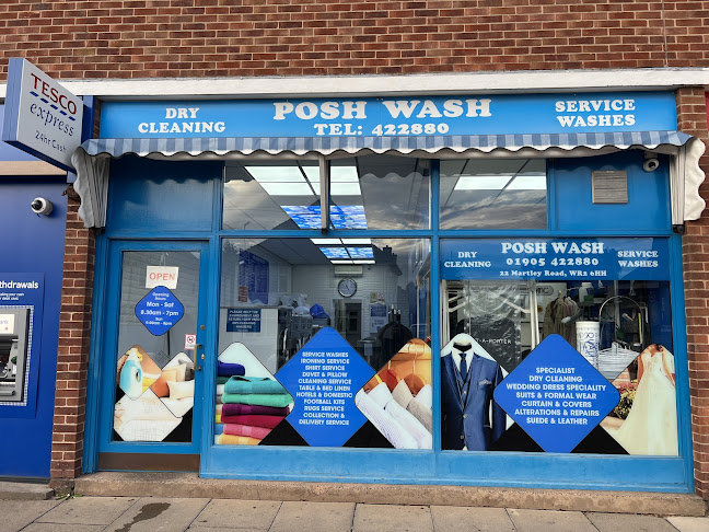 Reviews of POSH WASH DRY CLEANING & LAUNDERETTE in Worcester - Laundry service