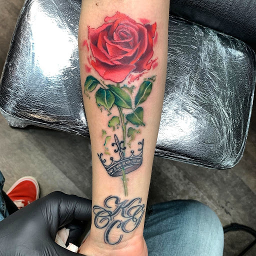 Explore fern tattoo ideas, creative tattoo ideas in Monroe Township, available at Ink Therapy Tattoo